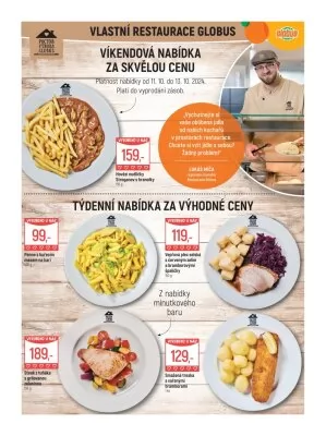 akční leták Globus 9.10.2024-15.10.2024