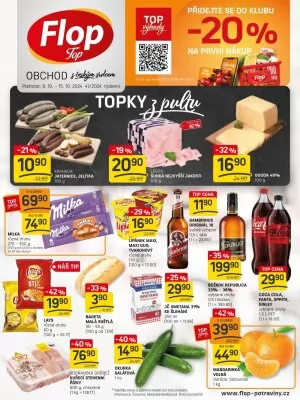 akční leták FLOP TOP 9.10.2024-15.10.2024