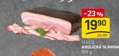 Anglická slanina LE&