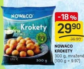 Krokety mražené Nowaco