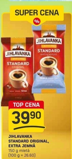 Mletá káva Standard Jihlavanka