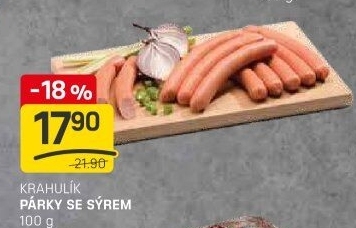 Párky se sýrem Krahulík