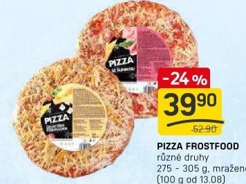 Pizza mražená Frostfood