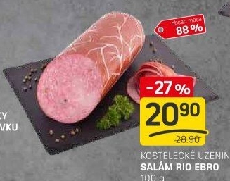 Salám Rio Ebro Kostelecké uzeniny