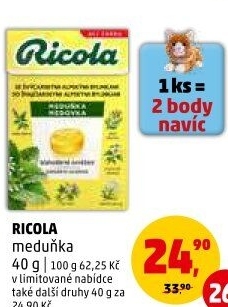 Bylinné bonbony Ricola