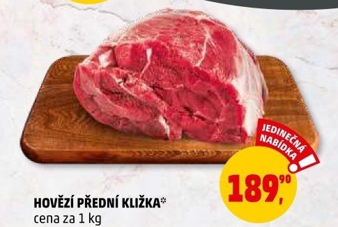 Hovězí přední bez kosti - kližka