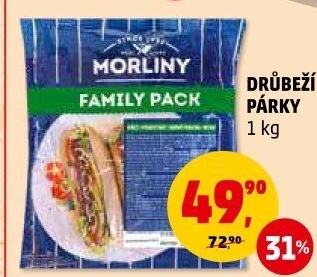 Párky drůbeží Morliny