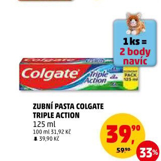 Pasta na zuby Triple Action Colgate