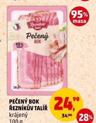 Pečený bok Řezníkův talíř