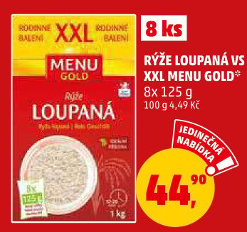 Rýže loupaná Menu Gold