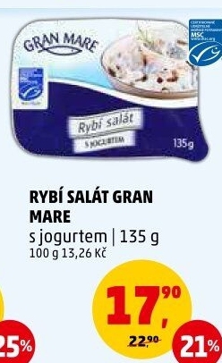 Salát rybí s jogurtem Gran Mare