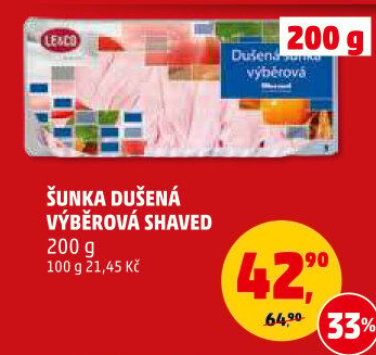 Šunka dušená výběrová LE&