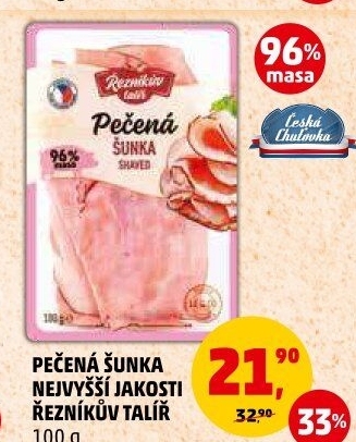 Šunka pečená nejvyšší jakosti Řezníkův talíř