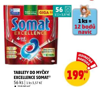 Tablety do myčky Excellence Somat
