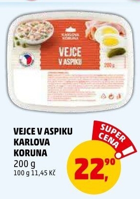 Vejce v aspiku Karlova Koruna