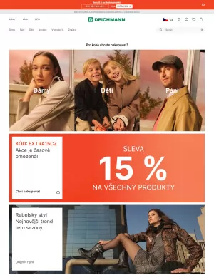 akční leták DEICHMANN 9.10.2024-15.10.2024