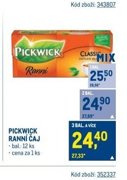 PICKWICK RANNÍ ČAJ