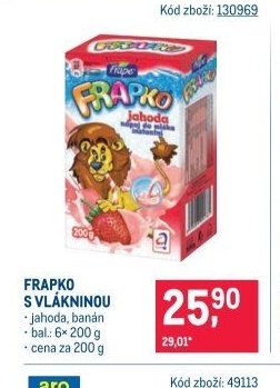 FRAPKO S VLÁKNINOU