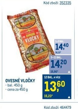 OVESNÉ VLOČKY