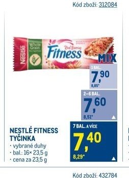 NESTLÉ FITNESS TYČINKA