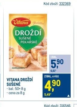Vitana droždí sušené