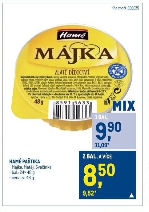 Hamé paštika