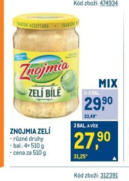 ZNOJMIA ZELÍ