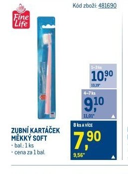 Fine Life zubní kartáček měkký soft