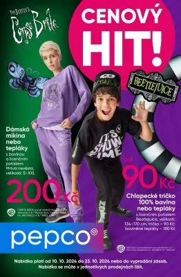 akční leták PEPCO 10.10.2024-23.10.2024