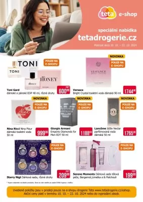 akční leták Teta drogerie 10.10.2024-22.10.2024