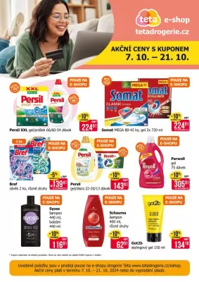 akční leták Teta drogerie 10.10.2024-22.10.2024