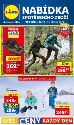 akční leták Lidl 14.10.2024-20.10.2024