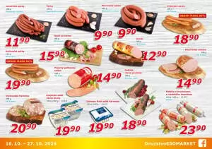 akční leták ESO MARKET 16.10.2024-27.10.2024