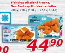 Aljašská treska obalovaná Rybloxy Family Fish