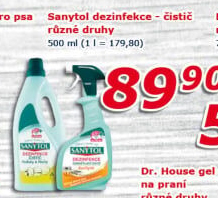 Dezinfekční čističe Sanytol
