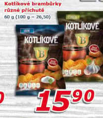 Kotlíkové brambůrky Bramborárna Zykmund