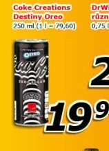 Limonáda Coca Cola Zero ochucená