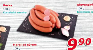 Párky Kostelecké uzeniny