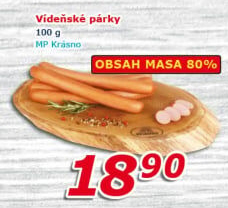 Párky vídeňské Krásno