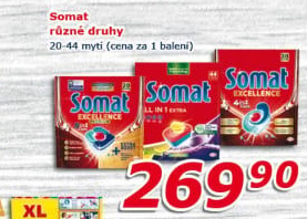 Prostředky do myčky Somat