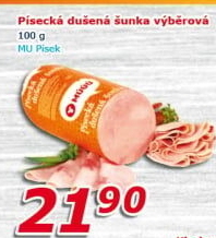 Šunka výběrová písecká Maso uzeniny Písek