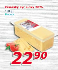 Sýr Císářský 30% Madeta