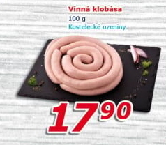 Vinná klobása Kostelecké uzeniny
