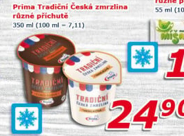 Zmrzlina česká tradiční Prima