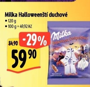 Halloween duchové Milka