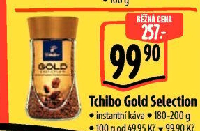 Instantní káva Tchibo Gold Selection