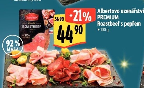 Roastbeef s pepřem Albertovo uzenářství