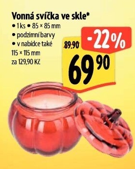 Svíčky ve skle vonné