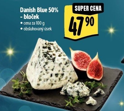 Sýr Danish Blue 50%