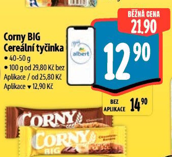 Tyčinka cereální BIG Corny